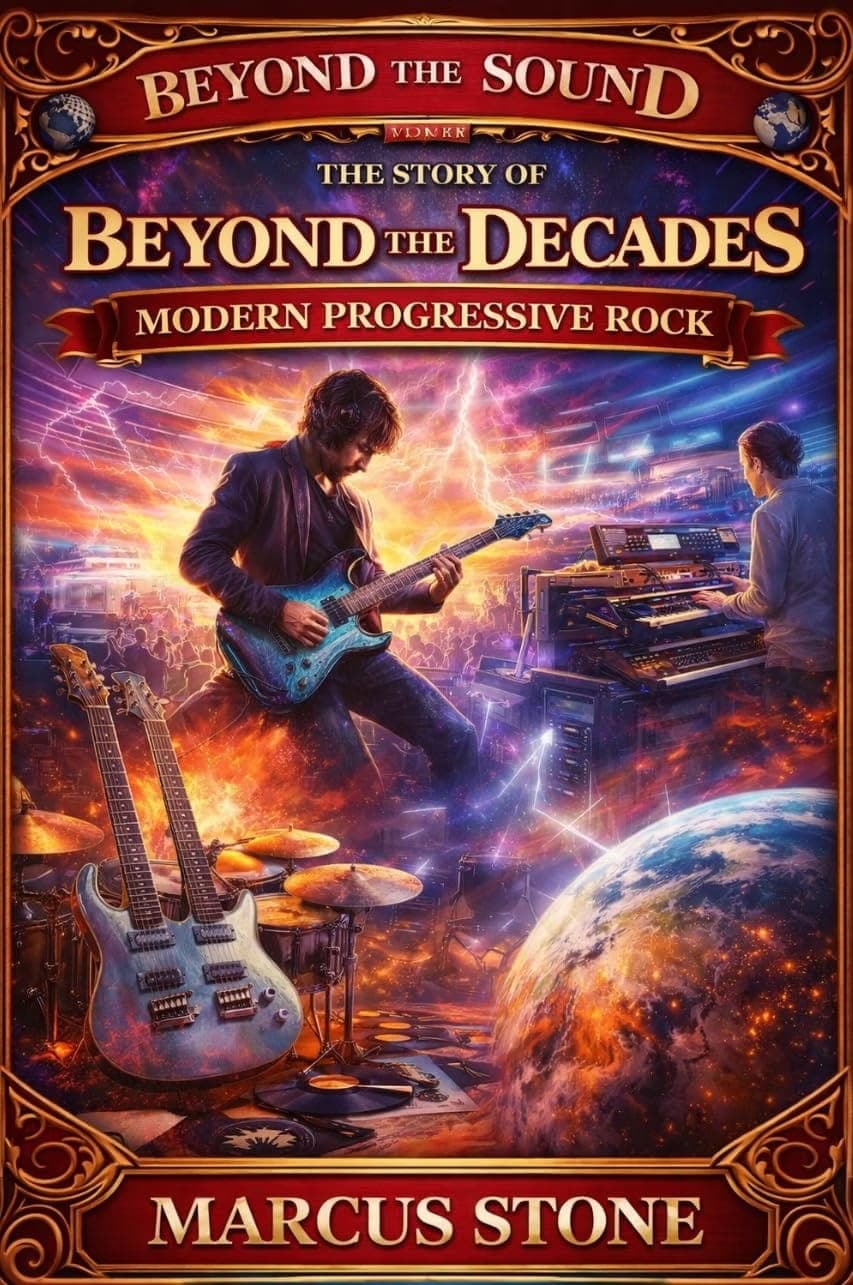 Beyond the Decades: The Story of Modern Progressive Rock by Marcus Stone — illustrated book cover