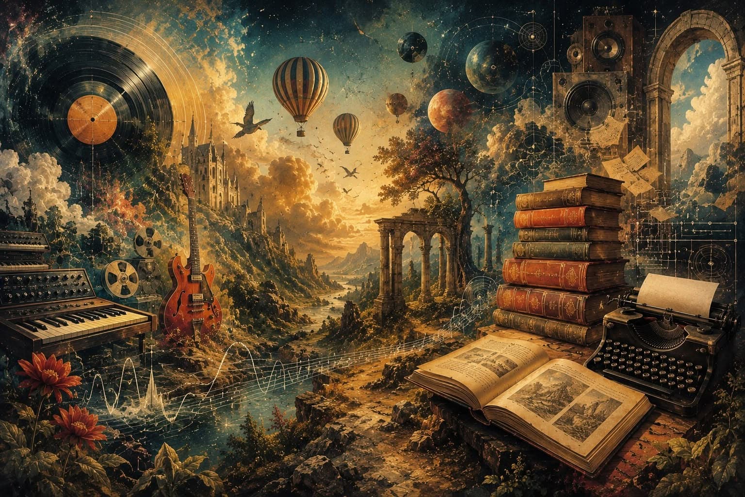 Prog Atlas newsletter — atmospheric progressive rock artwork