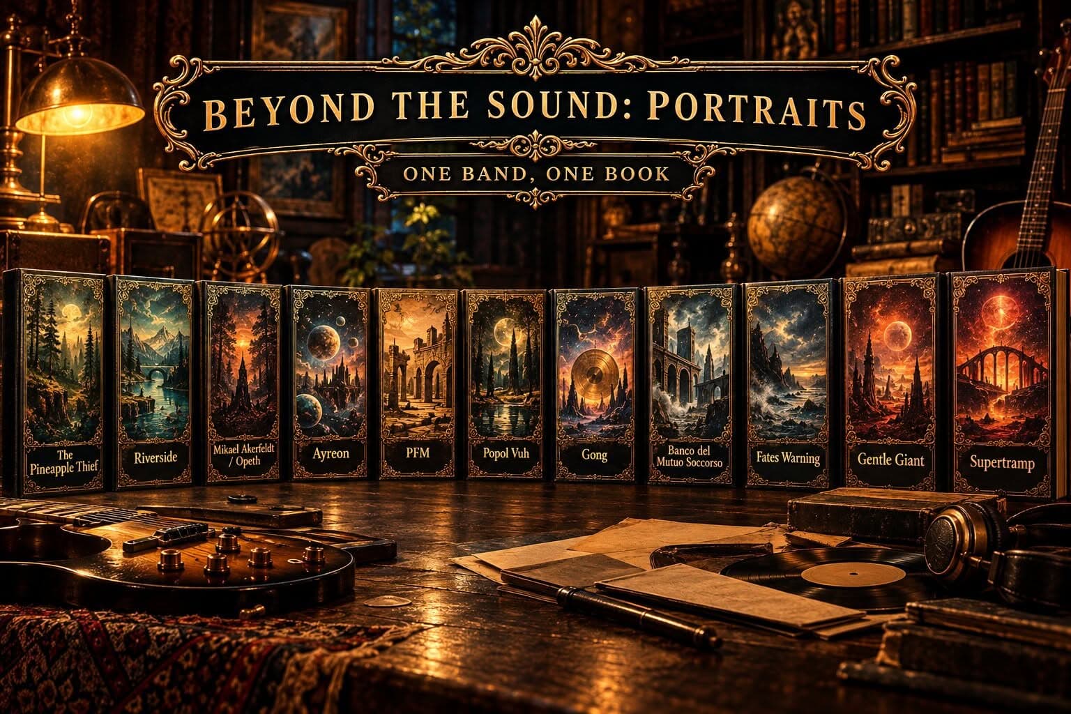 Beyond the Sound: Portraits Beyond the Sound: Portraits — one band, one book, a progressive rock band book series by Marcus Stone