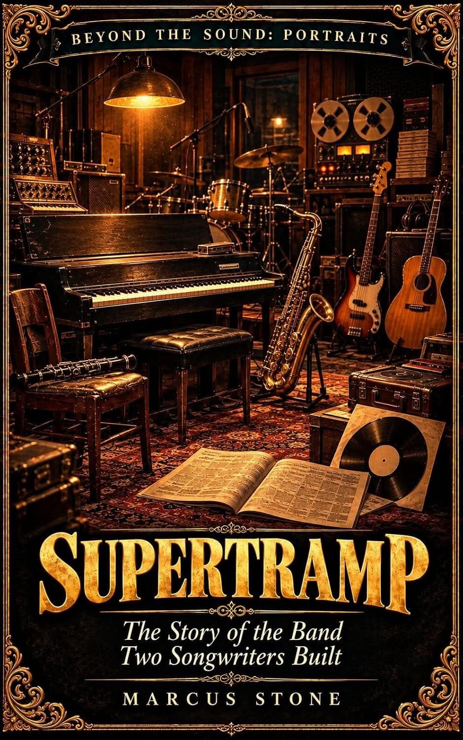 Supertramp: The Story of the Band Two Songwriters Built by Marcus Stone — illustrated book cover